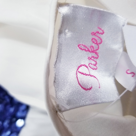 Parker Cluster Tank Dress Sequined Sequined Small - Picture 4 of 7